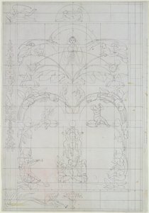 夜、1803（鉛筆と紙の上で洗う） 作： Philipp Otto Runge
